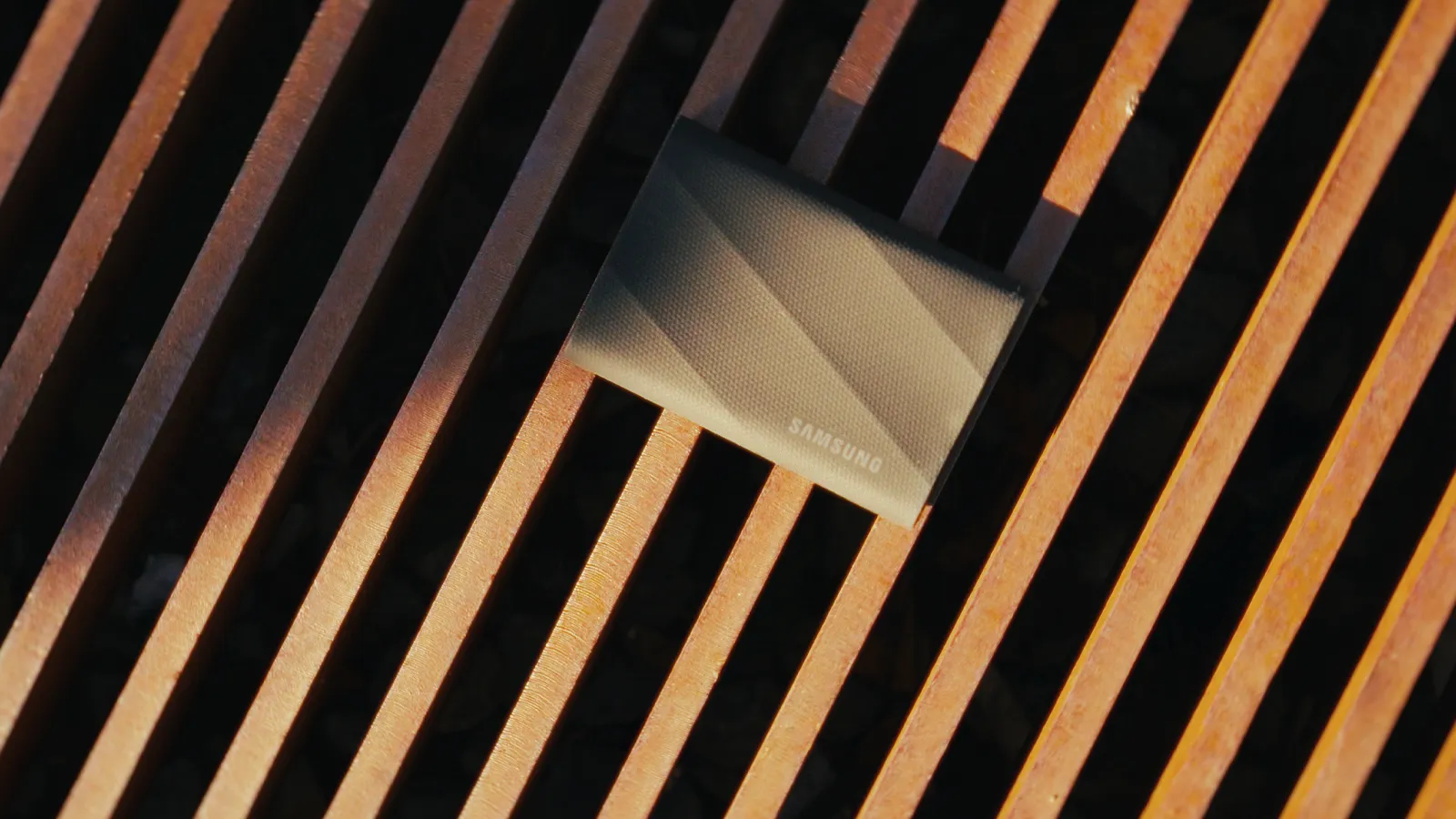 Wide behind the scenes shot of Samsung commercial production